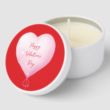 Valentinstag fröhliches Herz leuchtend rot