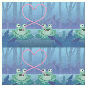 Valentinstag Froschliebhaber Stoff