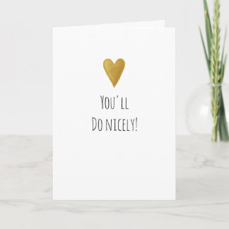 Valentinstag Funny, du wirst es schön machen Karte