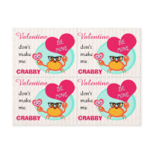Valentinstag Funny Hipster Crab Cards (4)