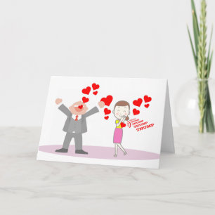 Valentinstag für Freundin, lauter Liebesgruß Karte