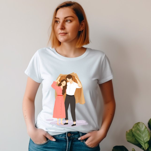 Valentinstag für Paar T-Shirt (Von Creator hochgeladen)