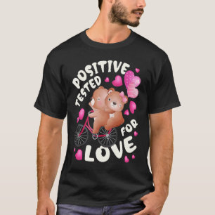 Valentinstag für Paare mit Fahrrad T-Shirt