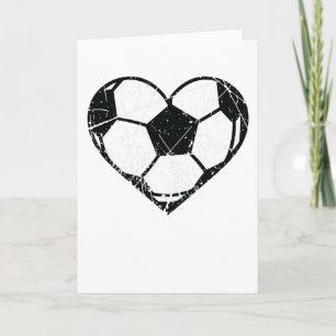 Valentinstag Fußball Herzblut Männer Frauen Karte
