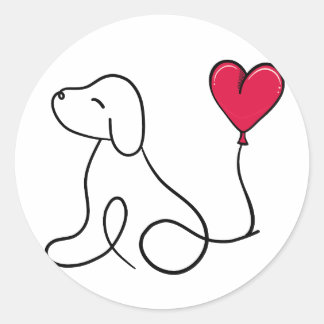 Valentinstag Galentinstag Party Runder Aufkleber