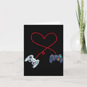 Valentinstag-Gamer-Controller-Herz-Gaming-Männer B Karte