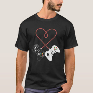 Valentinstag-Gamer: Herzlich Inspiriert T-Shirt