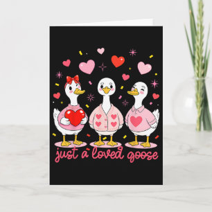 Valentinstag Gänse Nur Eine Geliebte Gans Lustiger Karte