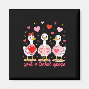 Valentinstag Gänse Nur Eine Geliebte Gans Lustiger Magnet