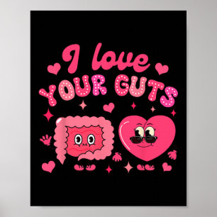 Valentinstag Gastro-Endoskopie-Krankenschwester Ic Poster