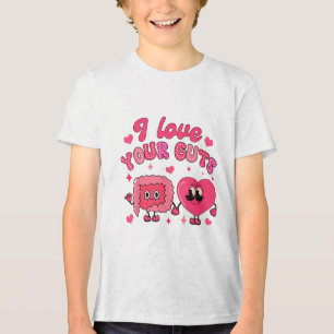 Valentinstag Gastro Endoskopie Krankenversorgung I Tri-Blend Shirt