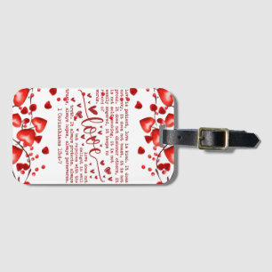 Valentinstag gepäckanhänger