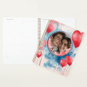 Valentinstag Gerahmtes Paar Planer