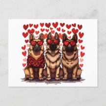 Valentinstag German Shepherd Hogs