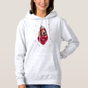 Valentinstag Geschenk Basset Hund Hund Hoodie