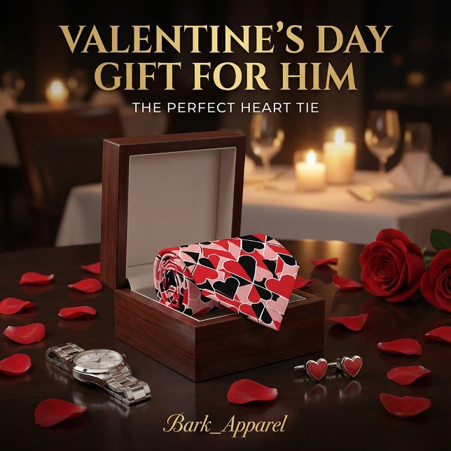 Valentinstag-Geschenk für Freund/Ehemann Krawatte (Von Creator hochgeladen)