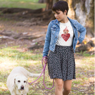 Valentinstag Geschenk Gelber Labrador Hund T-Shirt