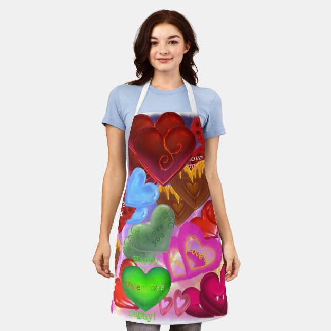 Valentinstag Geschenk Schürze (Getragen)