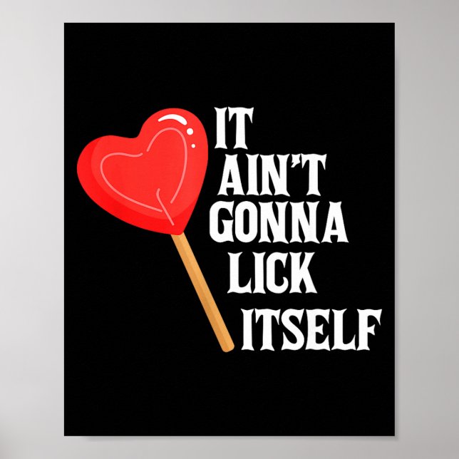 Valentinstag Geschenk Süße Süßigkeiten Es Wird Sic Poster (Vorne)