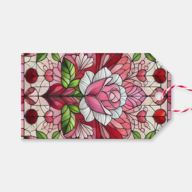 Valentinstag Geschenkanhänger (Vorderseite (Horizontal))
