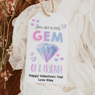 Valentinstag-Geschenkanhänger 'Ein Freund wie ein Geschenkanhänger