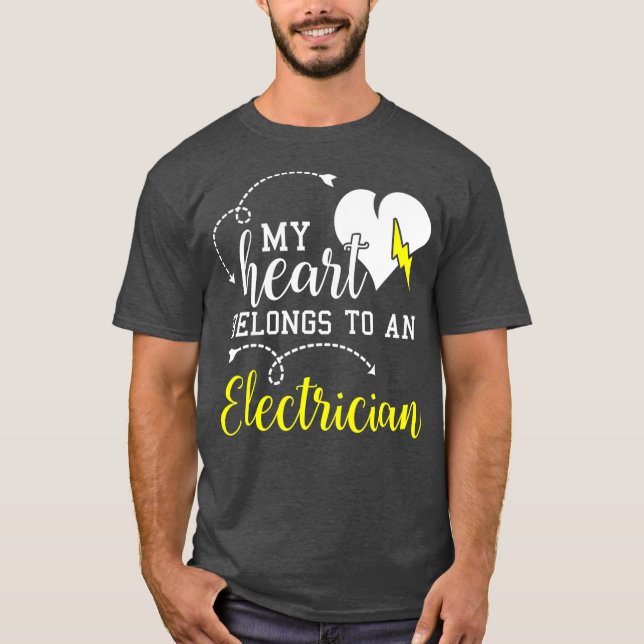 Valentinstag Geschenke für ihn Ihr Elektro T-Shirt (Vorderseite)