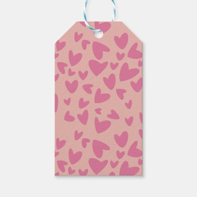 Valentinstag-Geschenkkarte  Geschenkanhänger (Vorderseite)