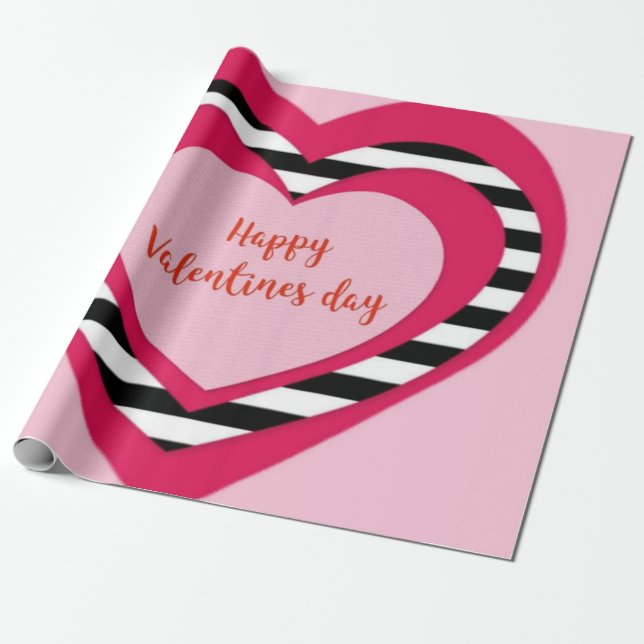 Valentinstag Geschenkpapier (Ungerollt)
