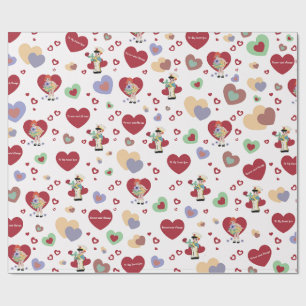 Valentinstag-Geschenkpapier Geschenkpapier