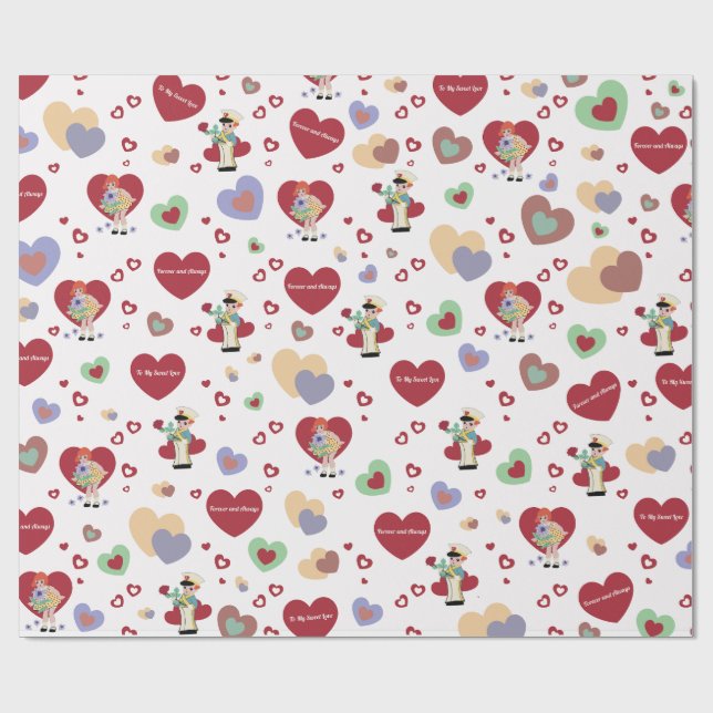 Valentinstag-Geschenkpapier Geschenkpapier (Flach)