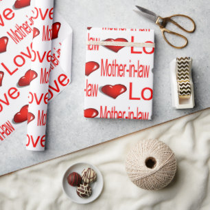 Valentinstag Geschenkpapier Liebe Schwiegermutter