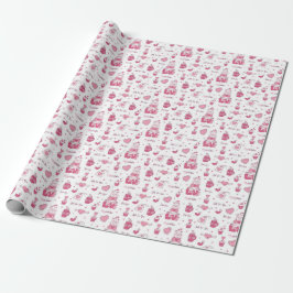 Valentinstag-Geschenkpapier – Romantische Liebesge Geschenkpapier