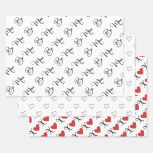 Valentinstag Geschenkpapier Set