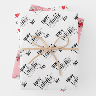 Valentinstag Geschenkpapier Set
