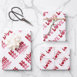 Valentinstag Geschenkpapier Set
