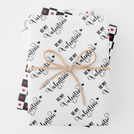 Valentinstag Geschenkpapier Set