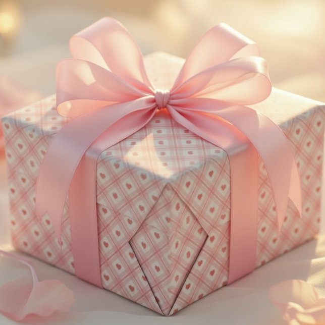 Valentinstag-Geschenkverpackung süße Liebe Kokette Geschenkpapier (Von Creator hochgeladen)