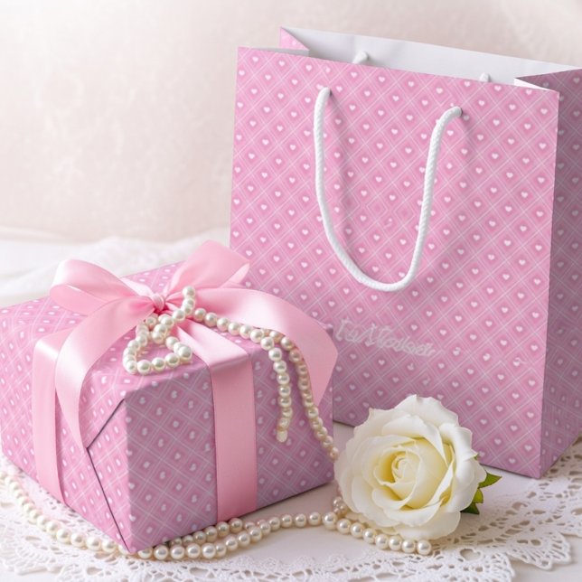 Valentinstag-Geschenkverpackung süße Liebe Kokette Geschenkpapier (Von Creator hochgeladen)