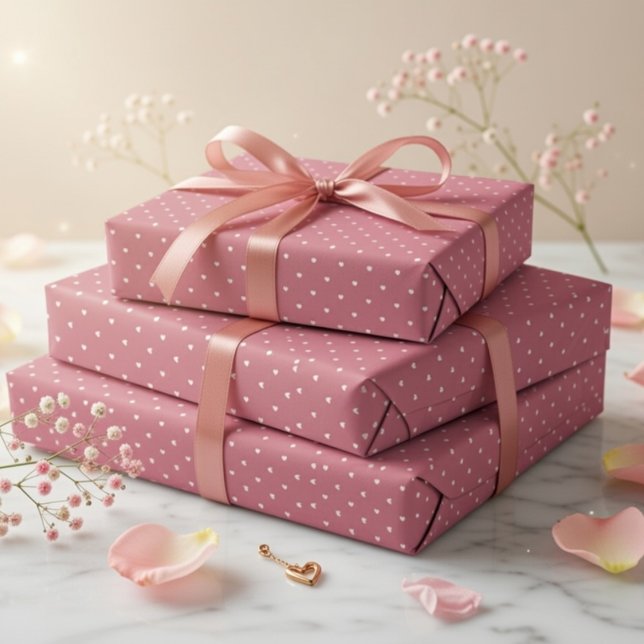 Valentinstag-Geschenkverpackung süße Liebe Kokette Geschenkpapier (Von Creator hochgeladen)