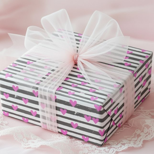 Valentinstag-Geschenkverpackung Süße Liebe Kokette Geschenkpapier (Von Creator hochgeladen)
