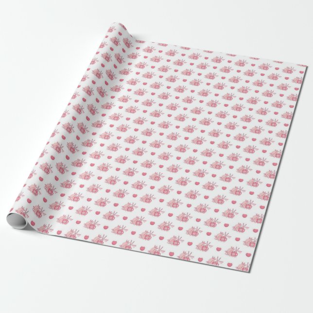 Valentinstag-Geschenkverpackungspapier Geschenkpapier (Ungerollt)