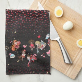 Valentinstag Geschirrtuch