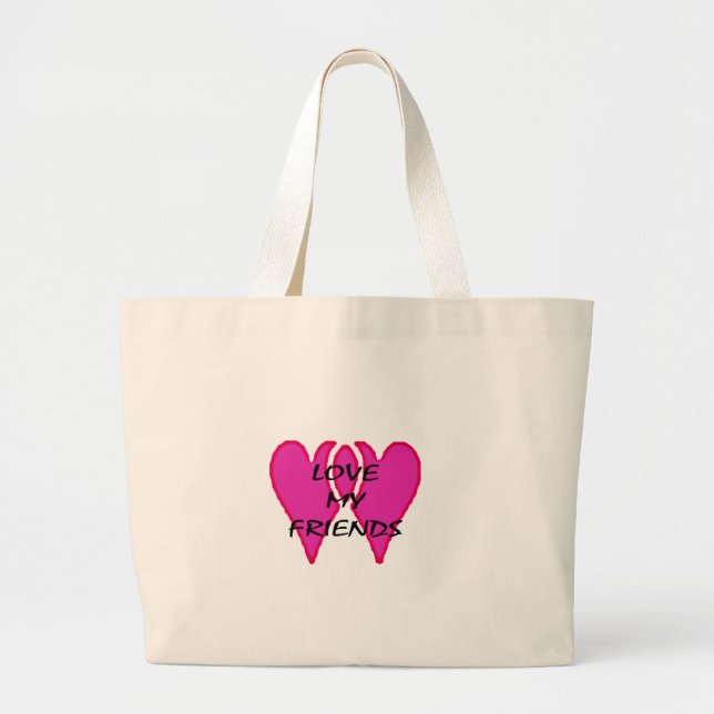 Valentinstag Gift Gibney Das MUSEUM Zazzle Jumbo Stoffbeutel (Vorne)