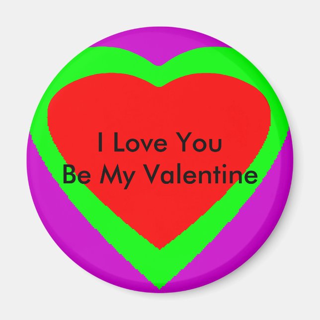 Valentinstag Gift Gibney Das MUSEUM Zazzle Magnet (Vorne)