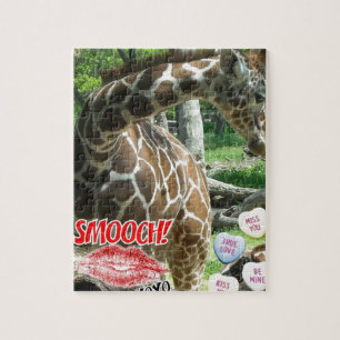 Valentinstag Giraffe Puzzle