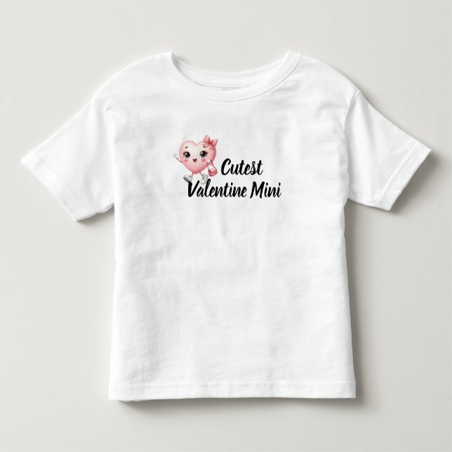 Valentinstag Girl T - Shirt (Vorderseite)