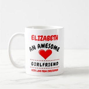 Valentinstag Girlfriend Romantic Red Liebe Herz Kaffeetasse