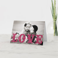Valentinstag Glitzer LIEBE Foto