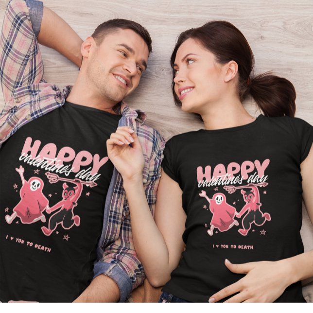 Valentinstag glücklich| Valentinstag Gespenst am H T-Shirt (Von Creator hochgeladen)