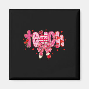 Valentinstag Glückliche Lehrer Coquette Bleistift Magnet